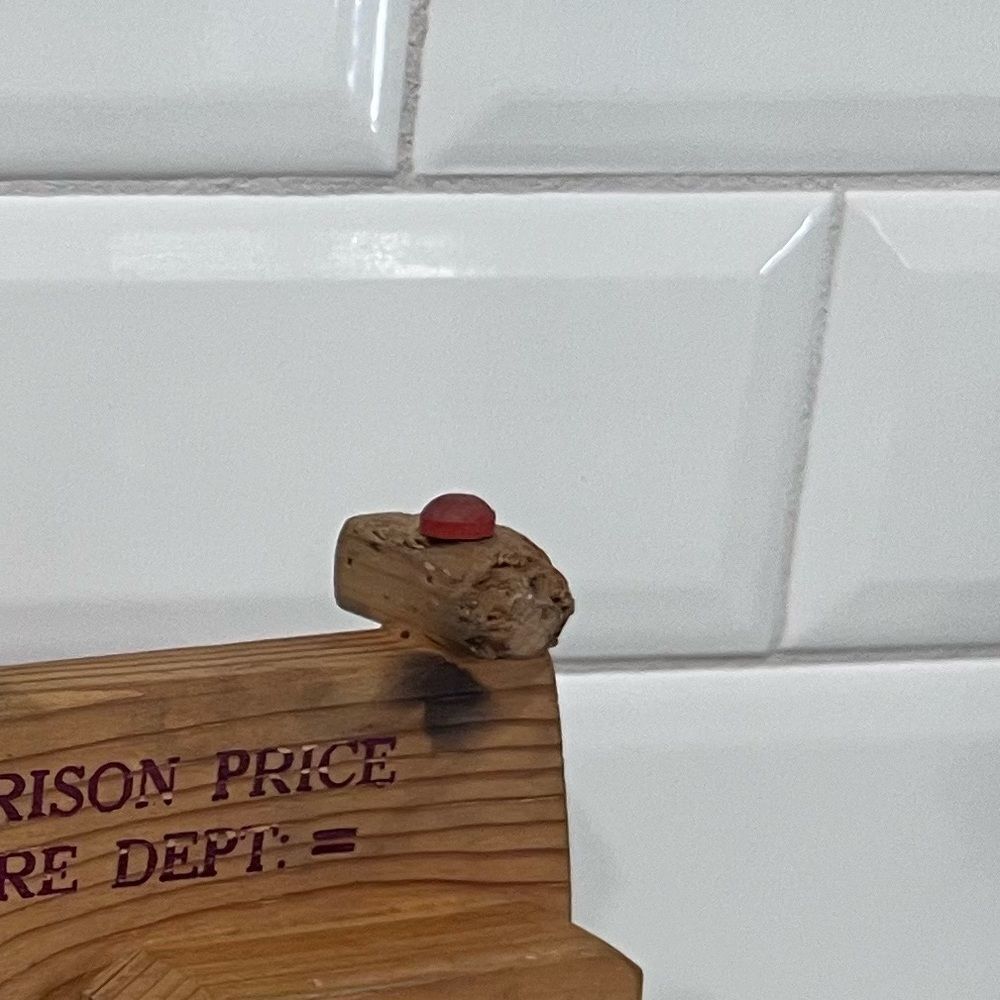 Kids Vintage Wooden Firetruck with retractable Hose - Picture 5 of 8